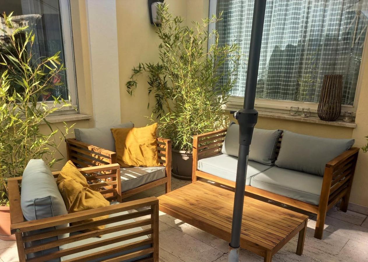 5-Zimmer-Appartement In Historischer Privatvilla, Meran Zentrum, Kostenloser Parkplatz Екстериор снимка